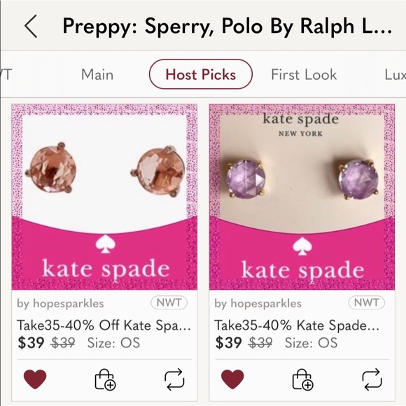 Take 40% Off Kate Spade ♠️ Peach “Rise & Shine” Earrings NWOTs - Picture 6 of 10